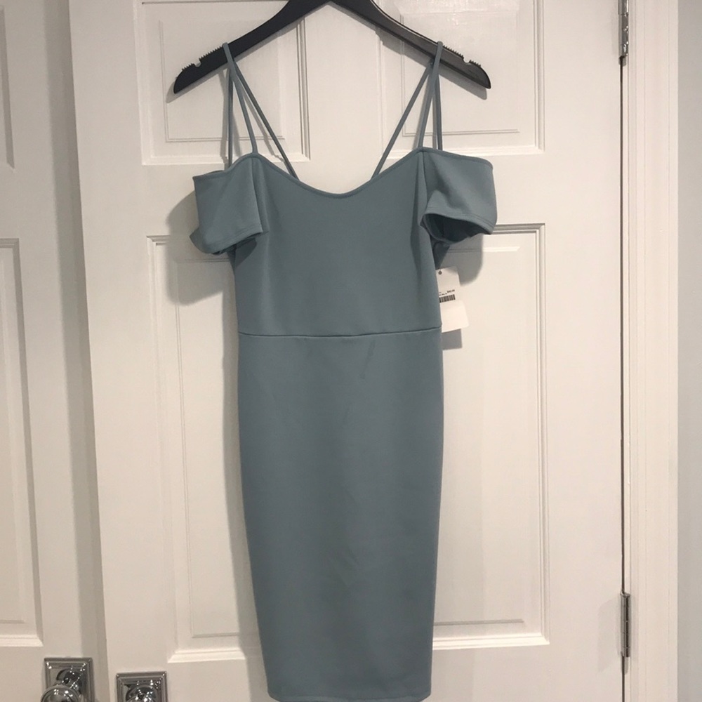 Multi Strap Open Back Bodycon Dress